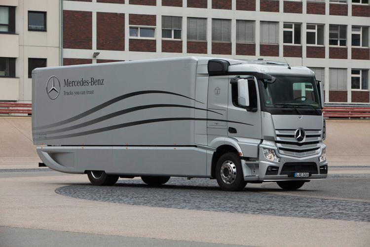 mercedes-benz actros aerodynamic rigid truck