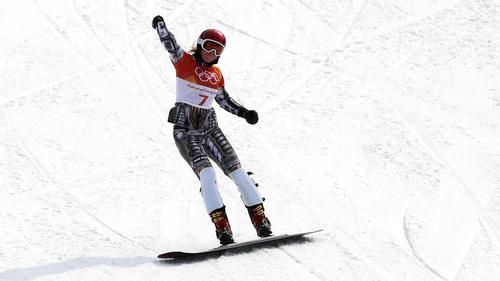 ledecka makes history, winning olympic gold in both snowboarding