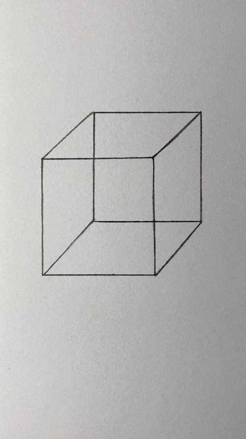 立体正方形怎么画,大家看过来_腾讯视频