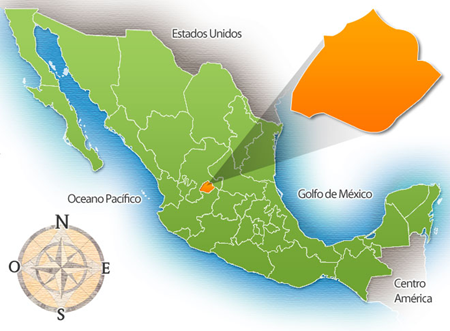 (阿瓜斯卡连特斯州:位于墨西哥中部,是墨最小的州之一)
