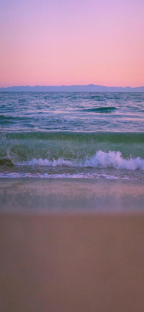 大海沙滩超美风景高清手机壁纸