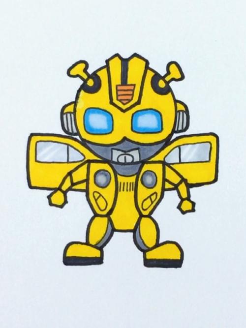 大黄蜂机器人申请出战!一起画一个吧