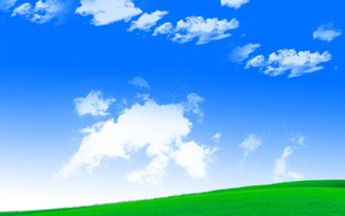 蓝天白云唯美护眼风景图片桌面壁纸高清大图预览1920x1200_风景壁纸