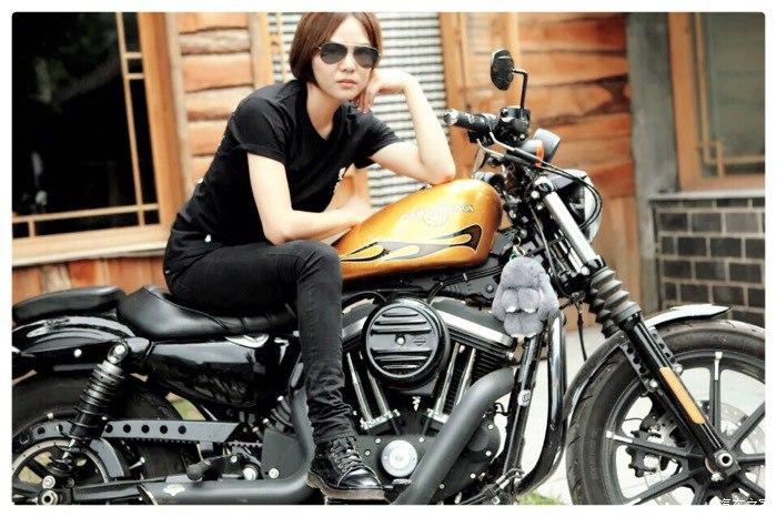 爱摩托车的都是美女骑士呀