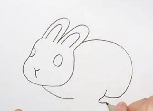 兔子简笔画简单又好看兔子简笔画可爱卡通画法
