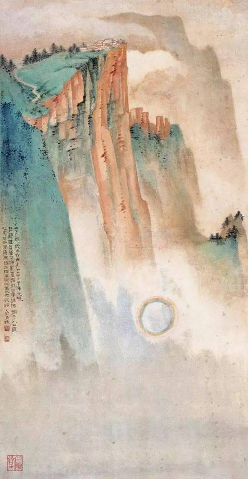 羽扇纶巾张大千中国画与西洋画最高的境界是一样的