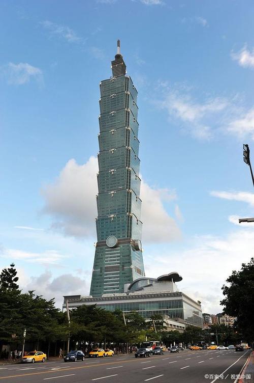 台北101大厦位于台湾台北市信义区,是世界闻名的地标性建筑.