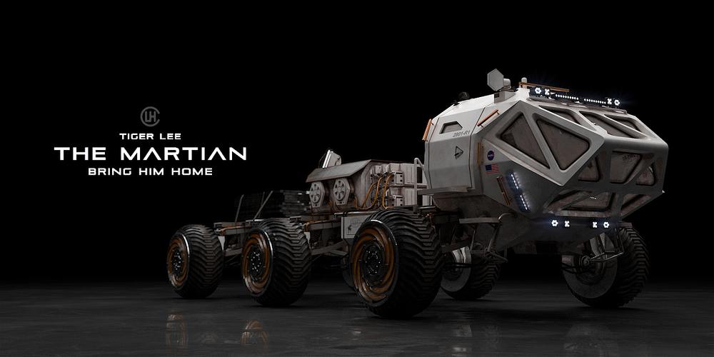 火星救援火星车corona动画渲染太空车辆影视