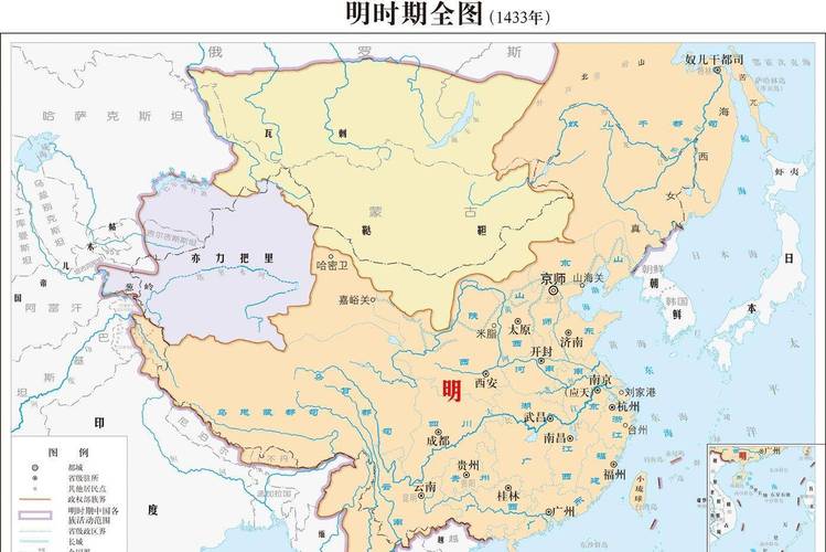 真实的明朝疆域变迁地图:完整展示明朝276年的疆域变化_版图_西北