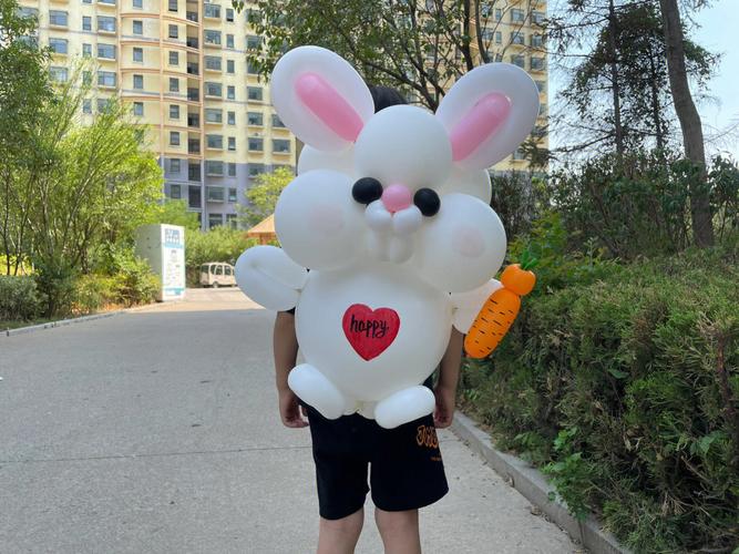 兔子背包气球分享