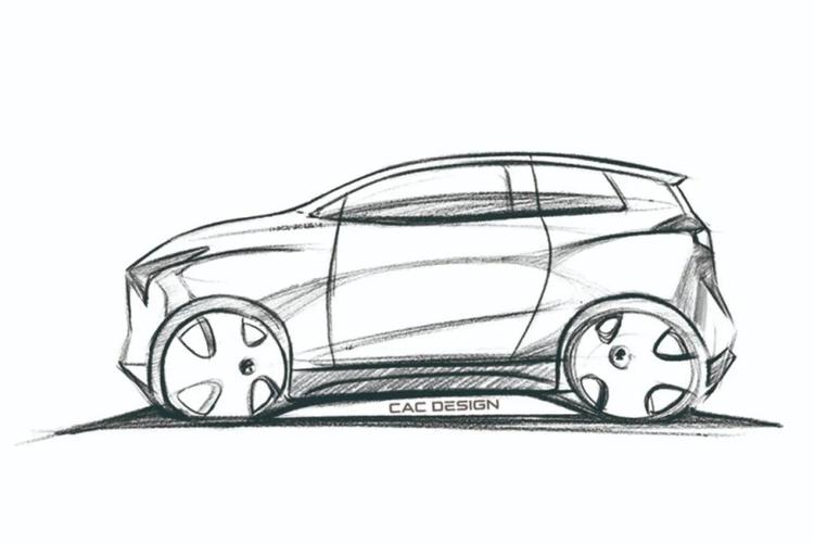 造型更加时尚动感 奇鲁汽车首款车型设计草图流出-爱卡汽车爱咖号