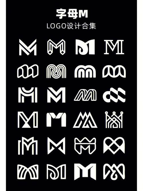 字母m上百款logo设计大合集