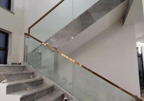 双跑楼梯的基础和玻璃栏杆的做法有哪几种?_石材_宽度_mm