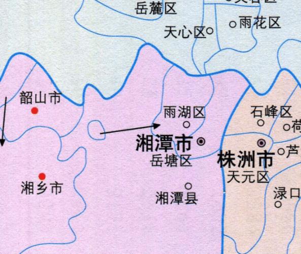 湘潭各区县人口一览:岳塘区48.38万,韶山市10.34万