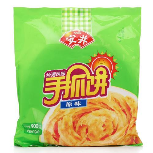 安井台湾风味葱香味手抓饼900g