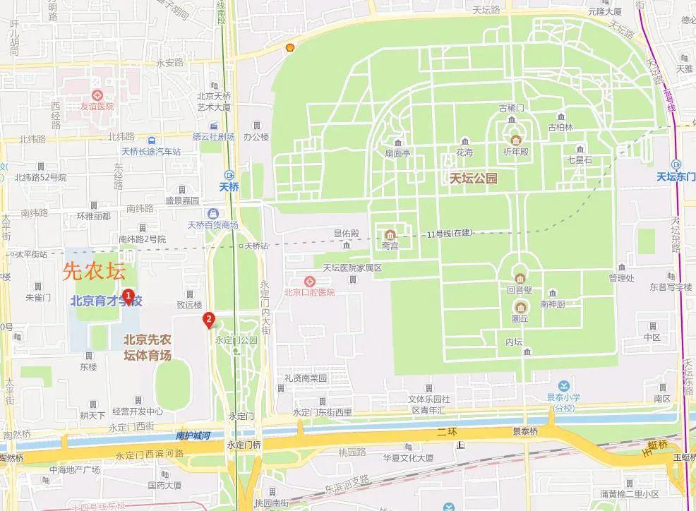 先农坛,就在北京的中轴线上,与大名鼎鼎的天坛东西"对称".