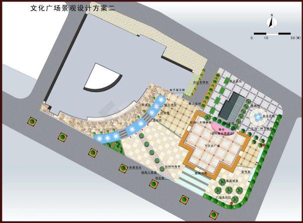 山西临汾文化广场景观设计方案