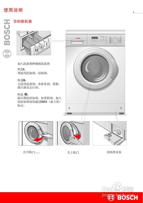 博世xqg52-20269全自动滚筒式洗衣机使用及安装说明书:[1]