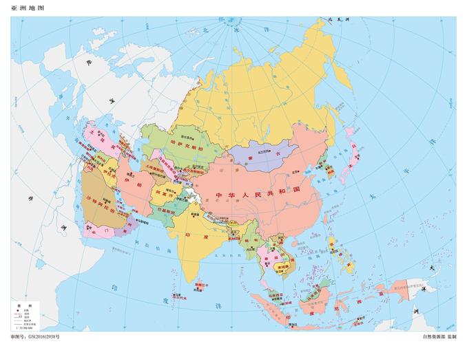 世界地图行政区划高清版七大洲