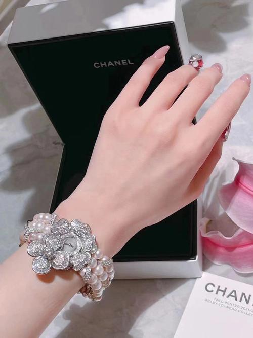 chanel高定山茶花钻石手表