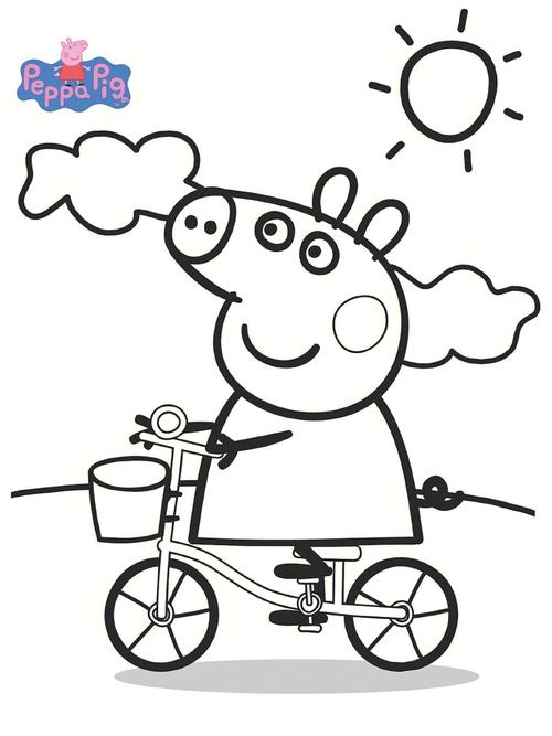 儿童绘本涂色  #小猪佩奇  #小豬佩奇  #小猪佩奇涂色
