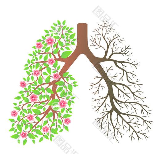 肺创意设计元素