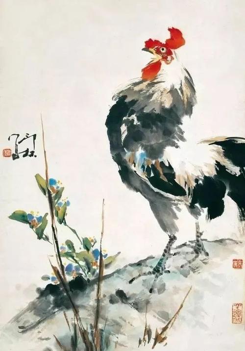 书画联盟丨名家画鸡绝美50幅鸡画素材
