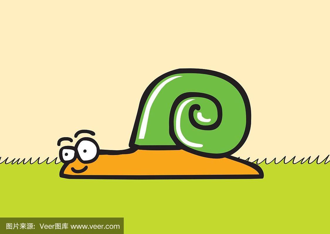 快乐的蜗牛卡通