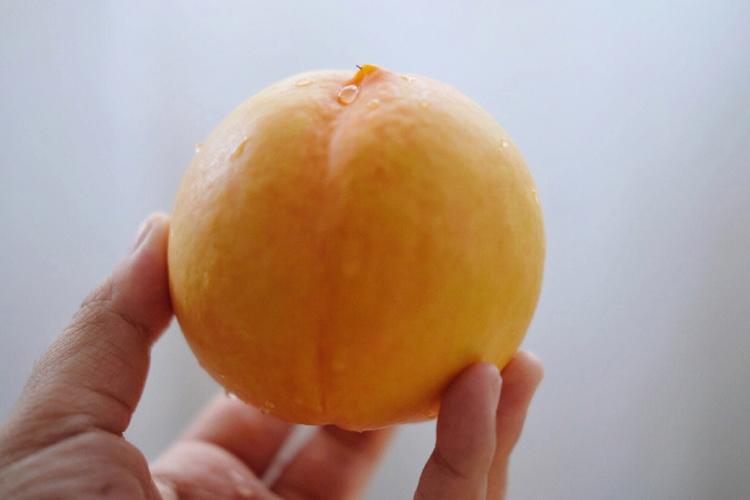 黄桃的一种,但是口感有点芒果 桃子的味道,脆吃甜,放软更甜