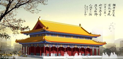 关键词:宫殿效果图 宫殿 寺庙        古建筑 佛堂 设计 环境设计 72
