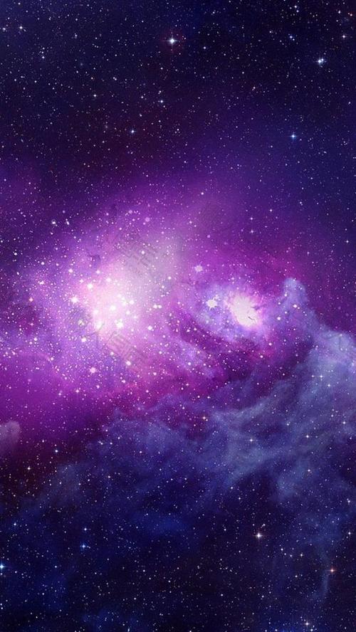紫色梦幻星空壁纸