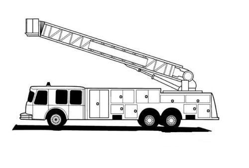 简笔画消防车的画法勇敢的消防车简笔画画法步骤简笔画消防车的画法