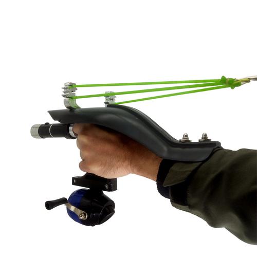 黑鹰射鱼弹弓绿激光瞄准器红外线套装鱼镖渔轮鱼鹰护手弹弓批发