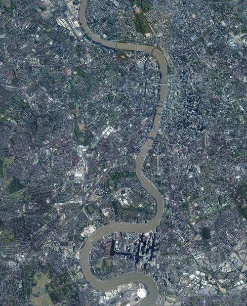 卫星影像看全球30座城市规划肌理