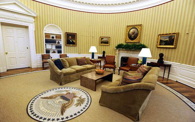 美国总统的办公室内部总统权力和威望的象征