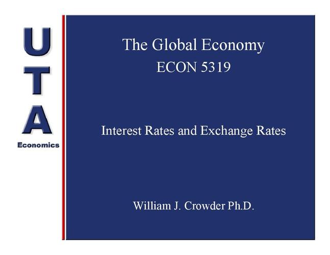 covered interest parity and exchanged ratae