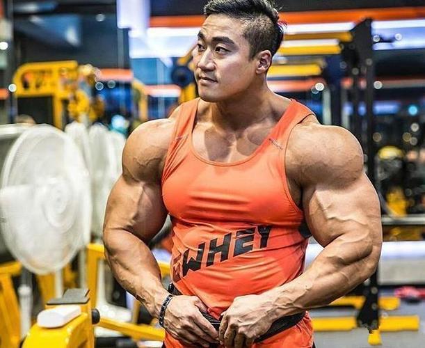 亚洲块头最大的5名健美肌肉男黄哲勋鹿晨辉山岸秀匡