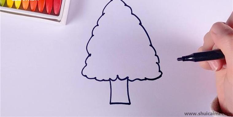 大树儿童简笔画怎么画大树儿童画图片