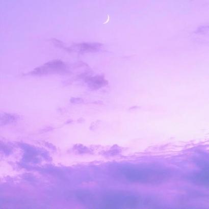 紫色唯美静物风景头像图片