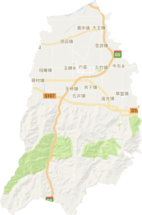 鄠邑区电子地图