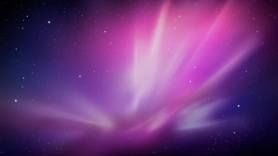 苹果紫色星空4k壁纸