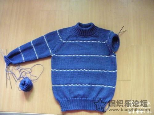 [3-6岁]从上往下织男孩毛衣编织款式图,教程