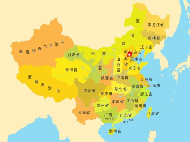 中国各省份分地市地图2445289
