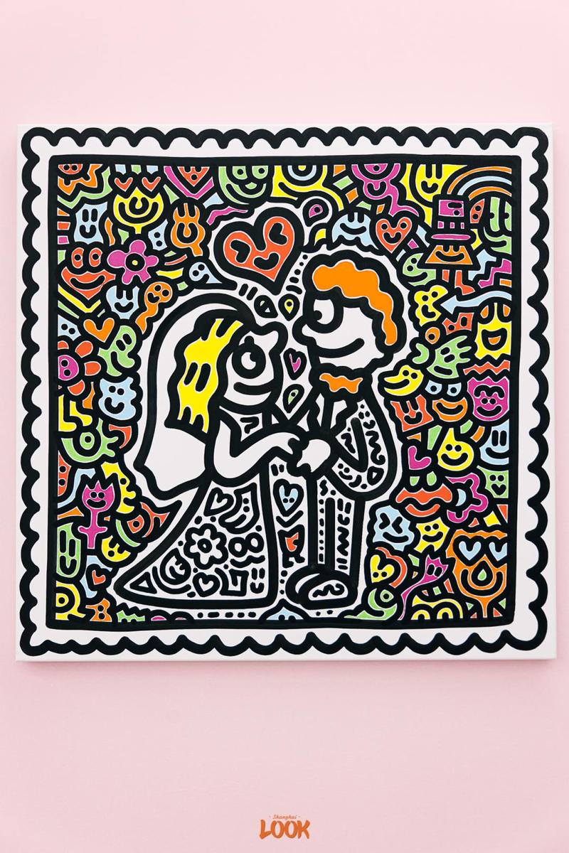 mr doodle in loveinstallation shot, chi k11 art museum, 2022