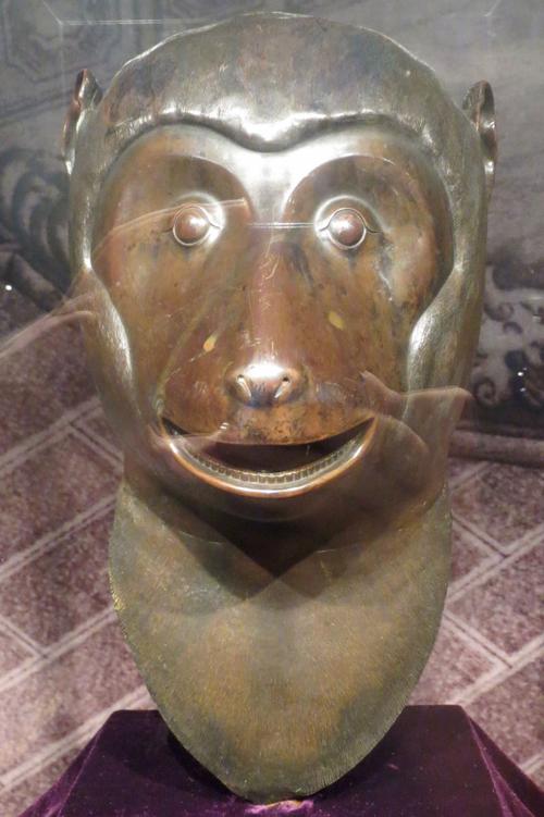 圆明园十二生肖铜像,国宝级文物猴首