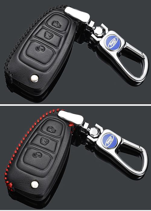 焊缤车载福特福克斯钥匙套2018款两厢经典翼虎专用个性遥控钥匙包扣壳