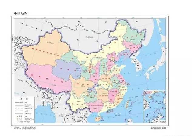 中国行政区划图然而在行政区划的研究过程中,我国还曾有另外一个版本.