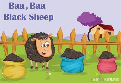 鹅妈妈童谣10:baa baa black sheep