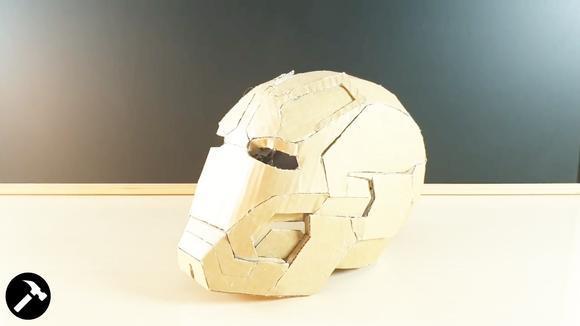 自制教程_大佬教你如何用硬纸板制作钢铁侠头盔(一)-生活视频-搜狐