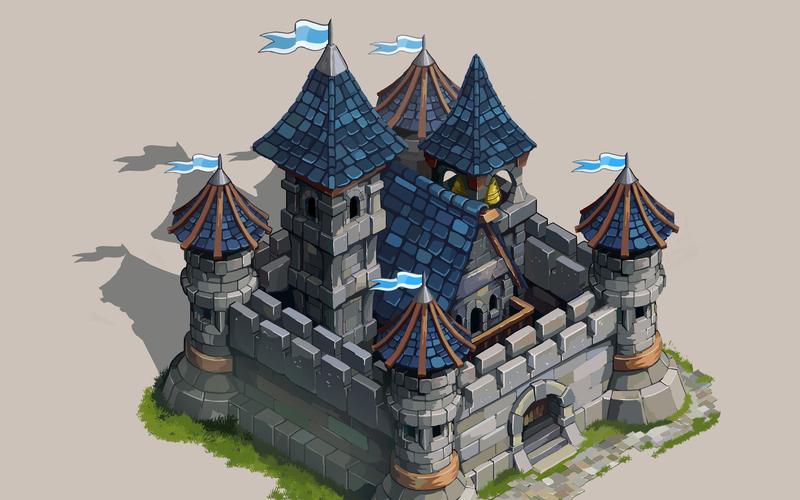 活动  3dmax场景教程:游戏场景小型城堡模型制作 简单入门零基础案例